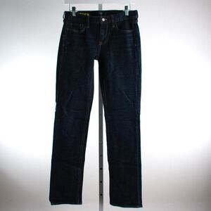 J. Crew Factory Matchstick Womens Dark Wash Denim Jeans Slim Fit 26R‎